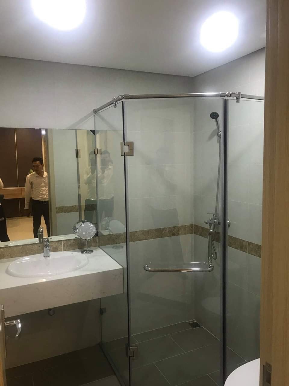 Phòng vệ sinh nhà mẫu chung cư PCC1 Thanh Xuân